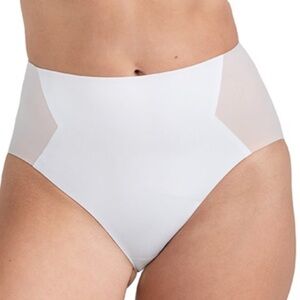 HoneyLove White Crossover Mid Rise Shaping Brief Underwear Size M Compression